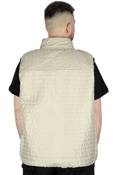 ModeXL Mode Xl Large Size Men's Vest Quilted Collar 22601 Gray