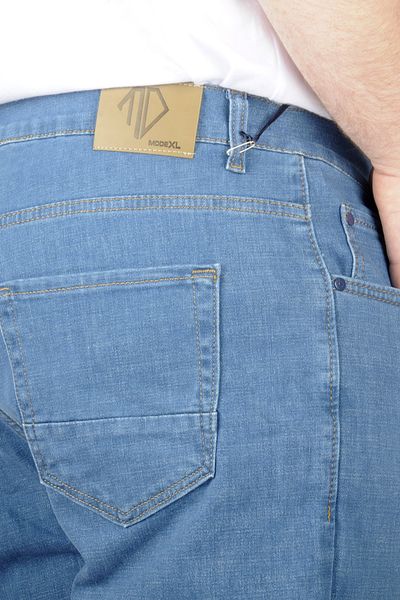 ModeXL Mode Xl Ανδρικό τζιν μεγάλου μεγέθους Aroc Green Cast 22913 Μπλε