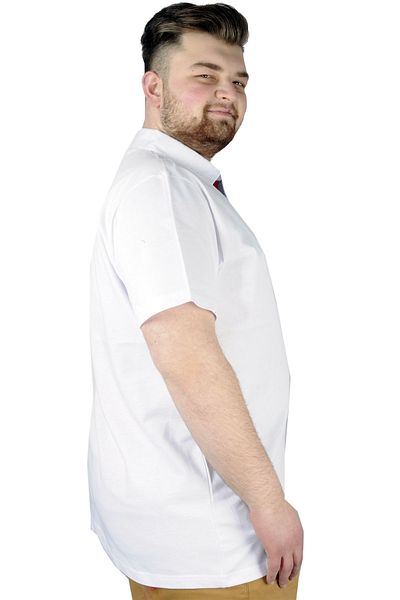 ModeXL Ανδρικό μπλουζάκι Mode Xl Polo Legendary Team 22314 Λευκό