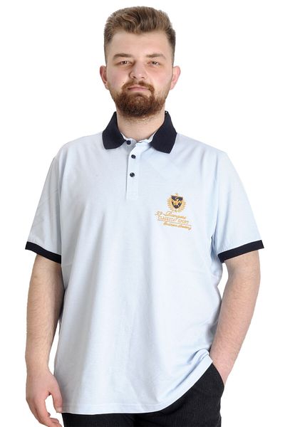 ModeXL Tricou polo pentru bărbați de mărime mare Mode Xl Rangers 23342 Albastru