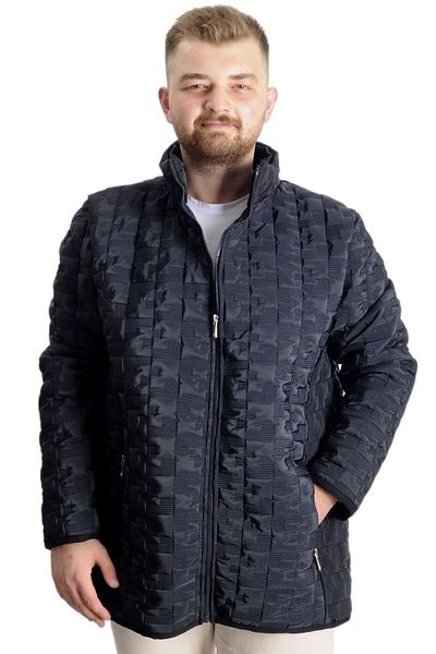 ModeXL Mode Xl Ανδρικό παλτό Καπιτονέ 23623 Navy Blue
