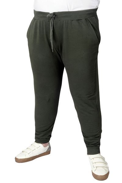 ModeXL Mode Xl Φούτερ μεγάλου μεγέθους με στάμπα 20507 Χακί