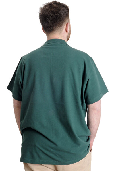 ModeXL Ανδρικό μπλουζάκι Mode Xl Plus Size Polo Fragmented 23325 Nefti