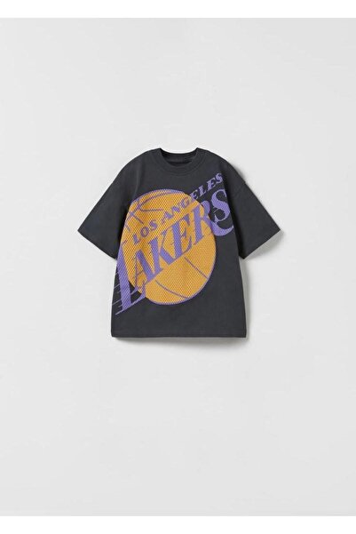 My Babys TinyClothes تي شيرت مطبوع عليه كرة السلة من Los Angelers