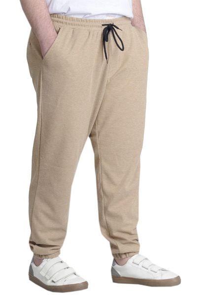 ModeXL Mode XL Φούτερ Elastic Leg Waffle 23501 Μπεζ