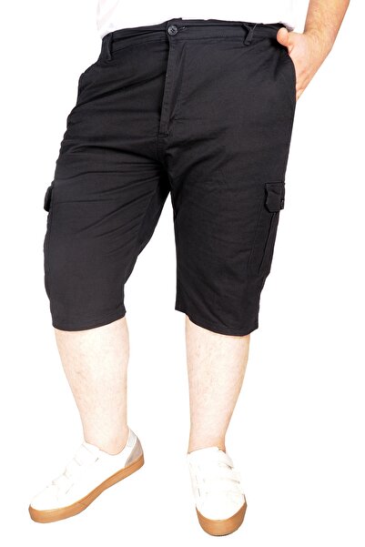 ModeXL Mode Xl Büyük Beden Erkek Kapri Klasik 21401 Lacivert