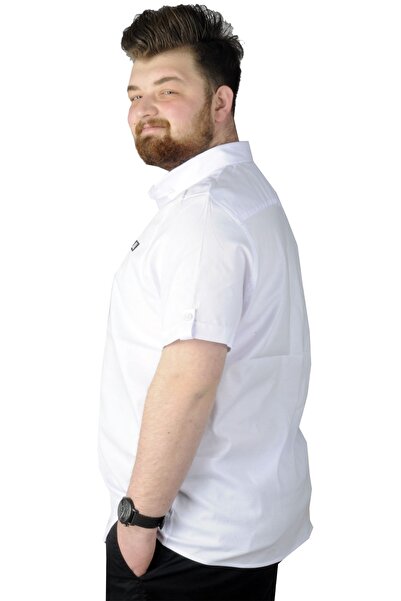 ModeXL Mode Xl Πουκάμισο μεγάλου μεγέθους με στάμπα Play 22365 Λευκό