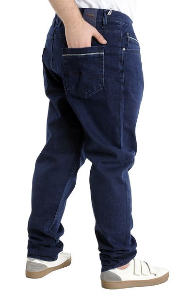 ModeXL Mode Xl Plus Size férfi farmer nadrág klasszikus 5 zsebes Paraguay 22931 sötétkék