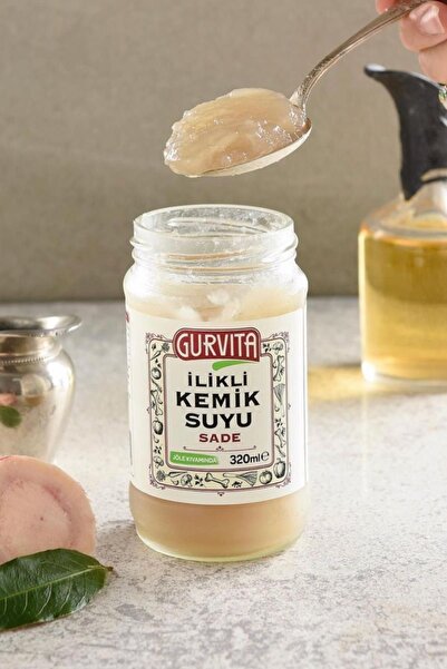 Gurvita Jöle Kıvamında Ilikli Kemik Suyu Sade 320 ml