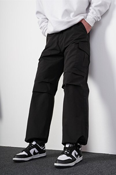 DİFRANSEL Παντελόνι - Μαύρο - Cargo