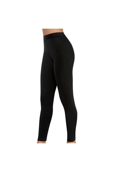 Tutku Women's Black Winter Underwear Thermal Tights