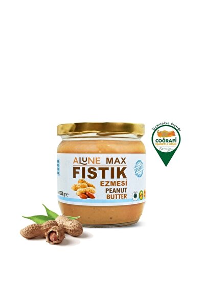 Alune Max Şekersiz Fıstık Ezmesi %100 Yer Fıstığı 350 gr