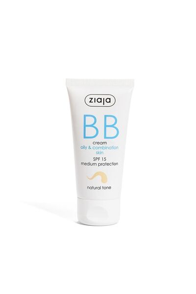 Ziaja BB Krem Yağlı ve Karma Ciltler İçin - Doğal Ton SPF 15 50 ml