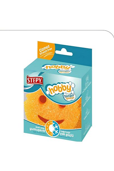 STEPY Sponge Smiling Face Single