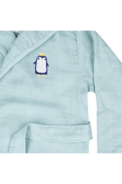 Miespiga Penguin Kids Muslin Bathrobe