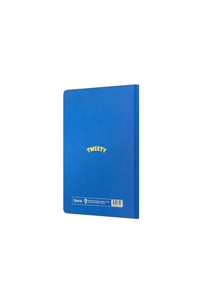 Mabbels Tweety Blue Striped Taste - 80 Sheets Hard Cover Boutique Notebook Bad Puddy