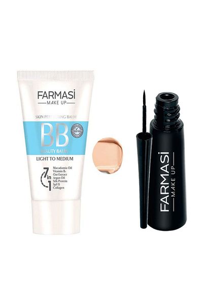 Farmasi كريم بي بي 02 خفيف إلى متوسط 50 مل + ديبلوك ديبلينر