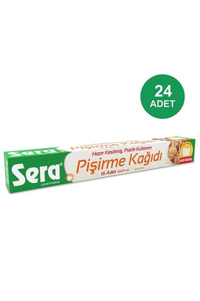 SERA Oil Baking Paper 42x37cm 16 Pieces 24 Pieces