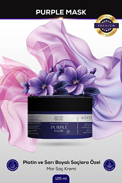 Serenity Ocean Vegan Mor Maske 125 ml SLS-PARABEN-TUZ İÇERMEZ