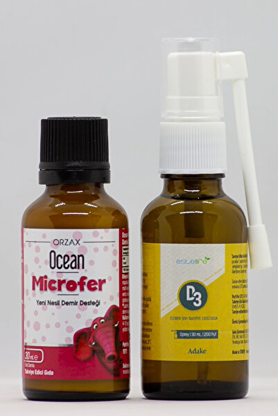 Ocean Microfer Lipozomal Demir Damlası 30ml Vitamin D3 Sprey 30ml