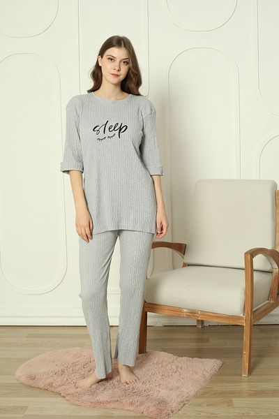 FAMES PİJAMA New Season Rabbed Cotton Camisole - Ισπανικό Πόδι Μεγάλο Σπίτι