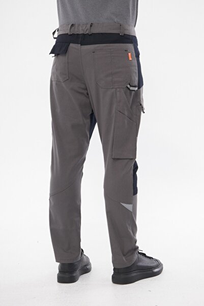 mervem Orange Safety Harman Atak Pantolon Reflektörlü Oslo Gri İş Pantolonu