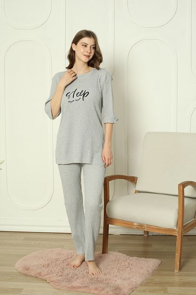 FAMES PİJAMA New Season Rabbed Cotton Camisole - Ισπανικό Πόδι Μεγάλο Σπίτι