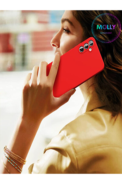 Molly Samsung Galaxy A24 İçin Bebek Mavisi Liquid İçi Kadife Silikon Kılıf (Uyumlu)