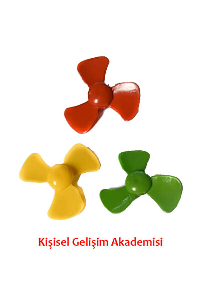 Kişisel Gelişim Akademisi PLASTİK PERVANE Mini DC Motor Pervanesi 5 Adet