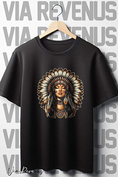 Vordevia Žene - Crvena Koža pakovanja Oversize kroj crna majica, okrugla kragna