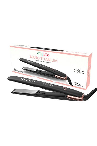 Ventoso Nano Titanyum Kaplı İyonik Profesyonel Saç Düzleştirici