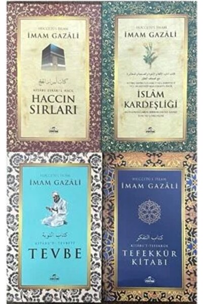 Ravza Yayınları İmam Gazali 4lü Set: Haccın Sırları -islam Kardeşliği-tevbe-t...