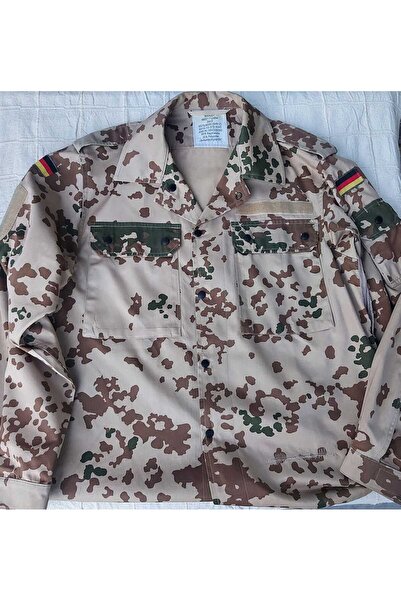 kho military design Alman Ordusu Deniz Piyade Kamuflaj Ceket Unisex (M Beden)
