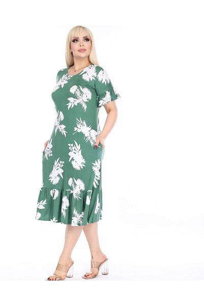 ZTO WOMEN'S SLEEVES SKIRT Ruffle Detail DRESS