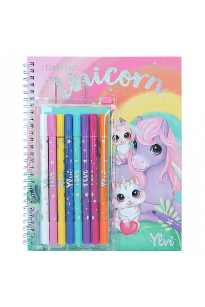 Top Model Ylvi Coloring Book with Pencil Set