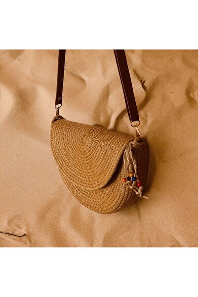 KLC GLASS HOME DESİGN , hasır çanta, Otantik Kadın Çantası,El Yapımı Çanta, Omuz Çantası,