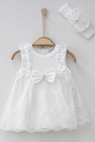 Melekpare Kız Bebek Mevlüt Elbisesi Gelinlik Fransız Dantelli Mevlit Takımı B...