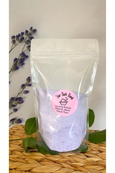 star bathbomb starbomb Doğal Lavanta Kokulu Küvet Ve Jakuzi Köpük Tozu 300 gr...