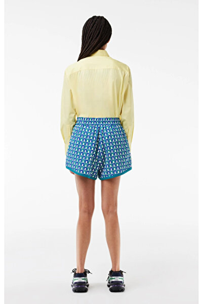 Lacoste Graphic Print Short Draped Bermuda Shorts