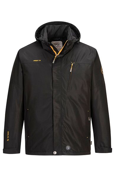 First B Askam Funktionsjacke - Regenjacke, Outdoorjacke, Übergangsjacke, wasserdicht, Fleecefutter