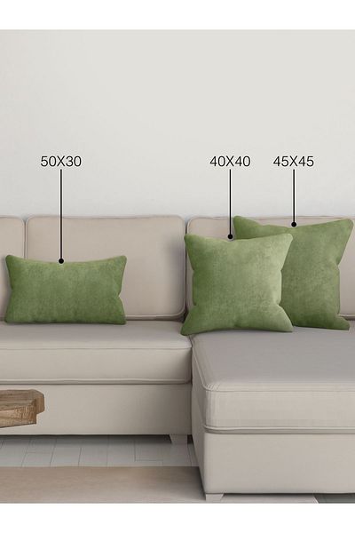 Perle Home Daily Series Olive Leaf Color Throw Pillow Pillow Case