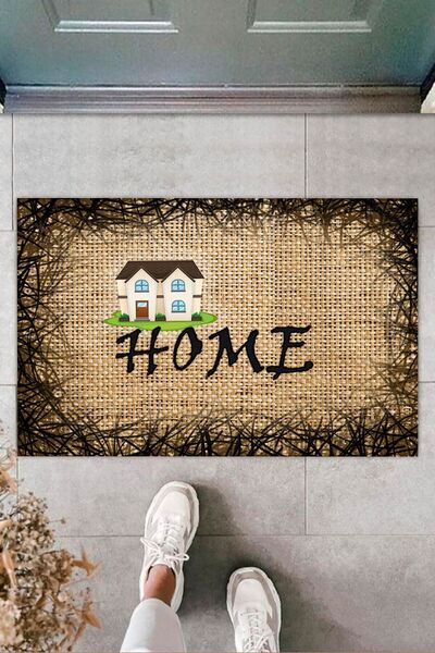 aymira home Home Dekoratif Çok Amaçlı Dijital Baskılı Iç,dış, Banyo Ve Mutfak Kapı Paspası