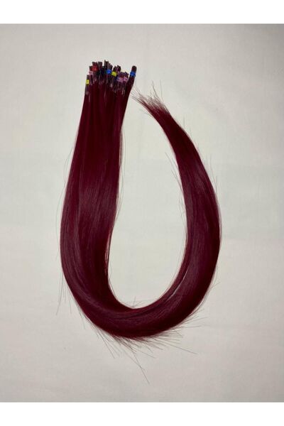 rüyam satış Kızıl Renkli Sentetik Boncuk Kaynaklık Saç Takım Aparatı 10 adet