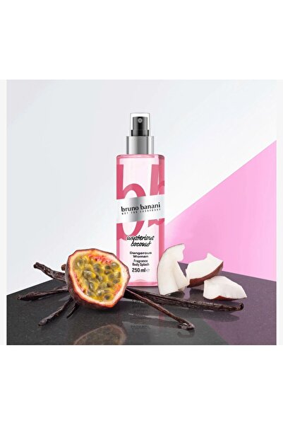 Bruno Banani Spray misterios Vücüt cu nucă de cocos 250 ml