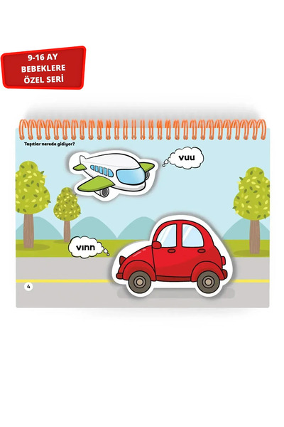 Çocuk Akademi Cırt Cırtlı Kitap 9-16 Ay Baby Girl