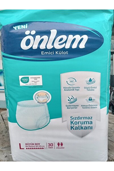 ÖNLEM Emici Külotlu Hasta Bezi Large ( Büyük Boy ) 30 Adet