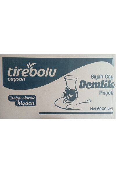 Tirebolu Çaysan Siyah Çay Demlik Poşet 30 gr X 200 Adet 6 Kg