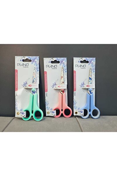 Lider MAGNESİA 6.5 Blue Steel Patterned Scissors - Stainless