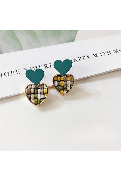 So Much Accesories So-much Women's Design Soft Colors Heart Earrings