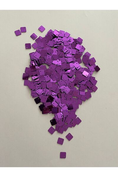 Öztürk çiçekçilik Șervețele Halay pentru prosop de 8 mm violet - Paiete pătra...